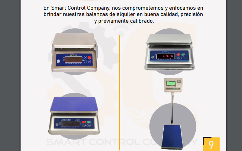 Alquiler de balanzas electronicas