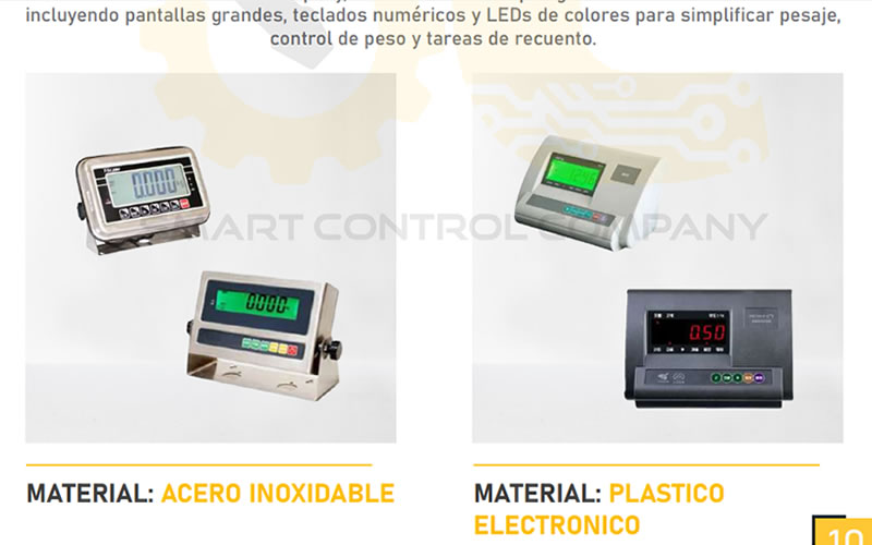 indicadores de pesaje